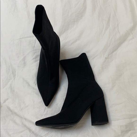 Princess Polly Shoes - Princess Polly black sock boot